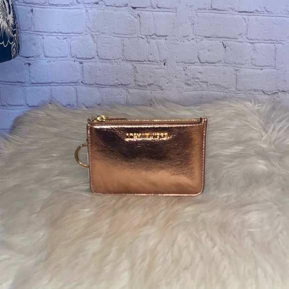 Michael Kors MANHATTAN Satchel/JET SET TRAVEL TZ Coinpouch 2pc Set - Picture 8 of 9